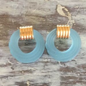 VINTAGE AVON seaglass inspired earrings